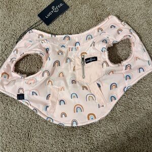 Lucy & Co. Pastel Rainbow Reversible Dog Vest